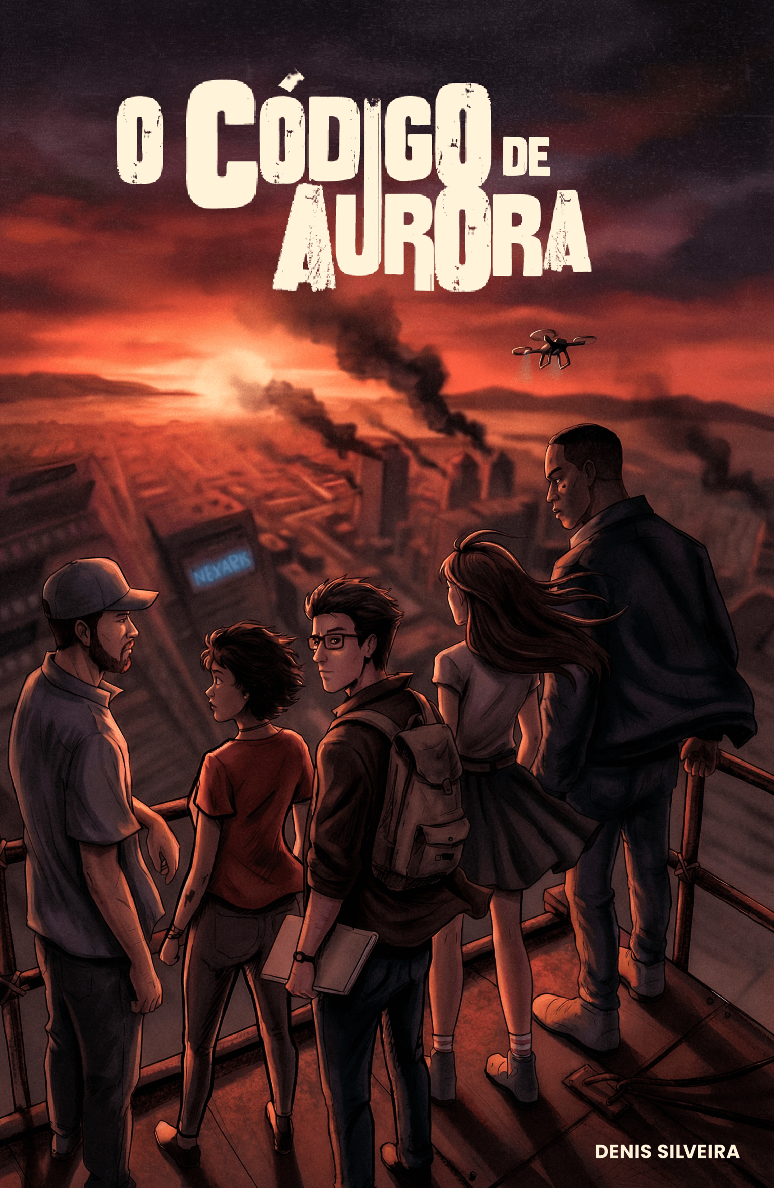 Capa do livro O Código de Aurora